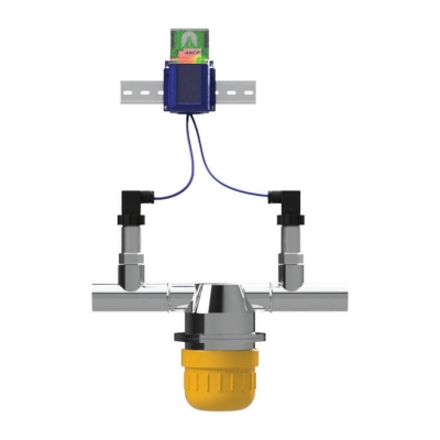 Wireless Pipe Differential Pressure Sensor
